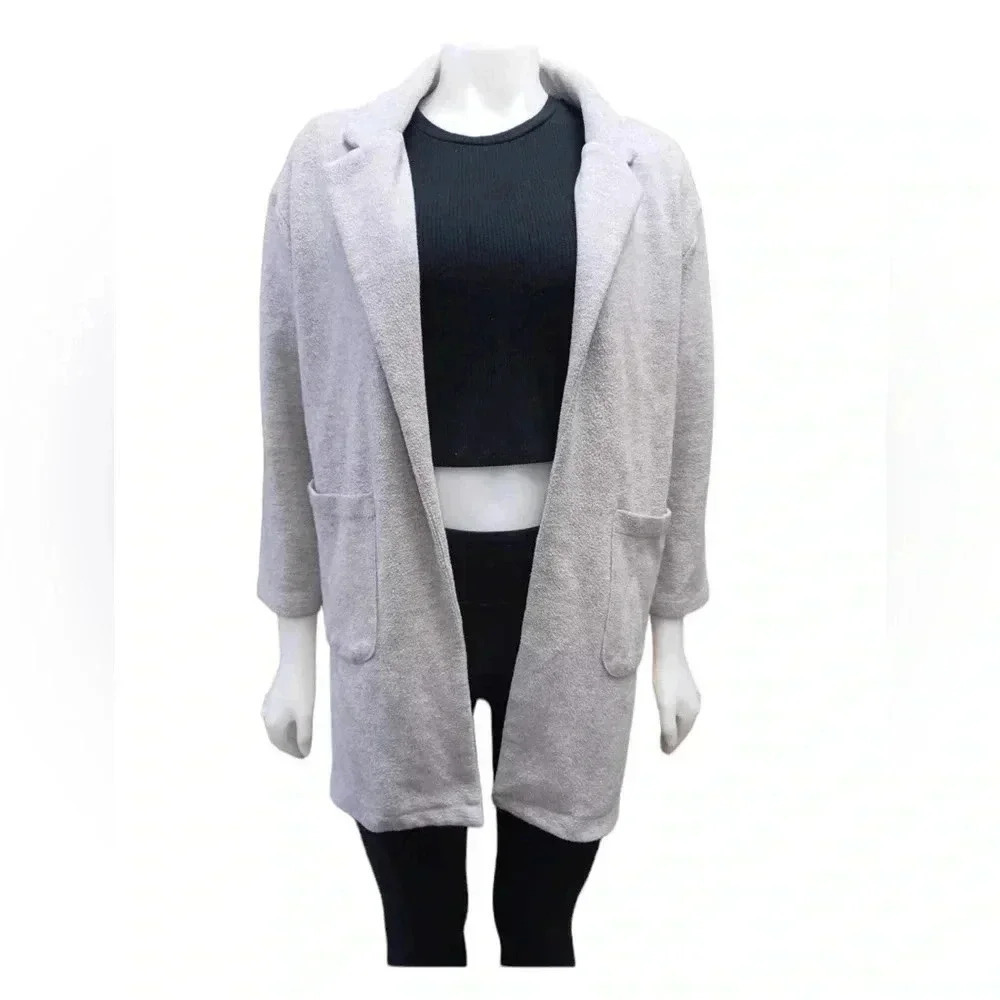 Zara  Light Grey Open Cardigan Size Medium
